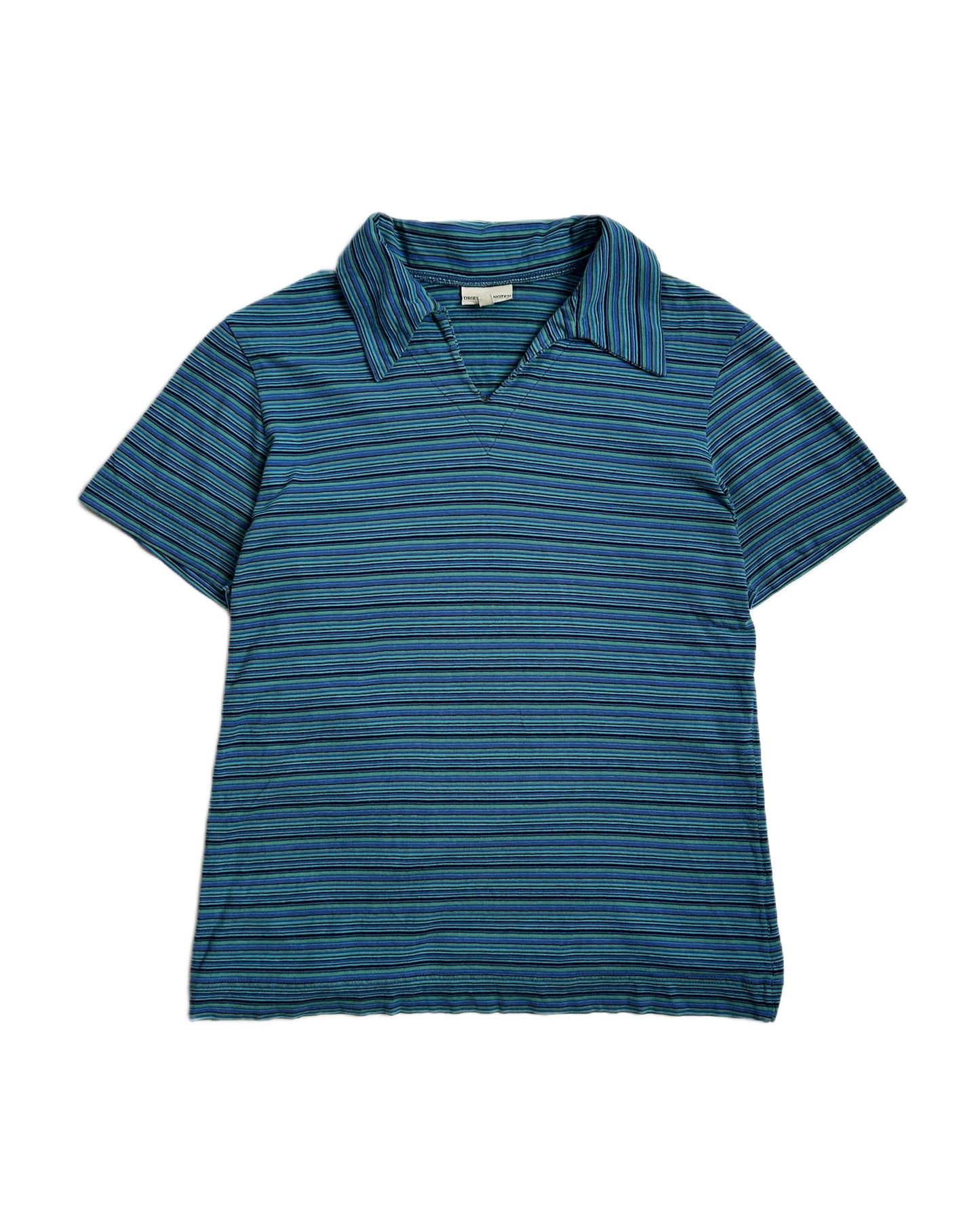 Vintage Dries Van Noten Striped Polo