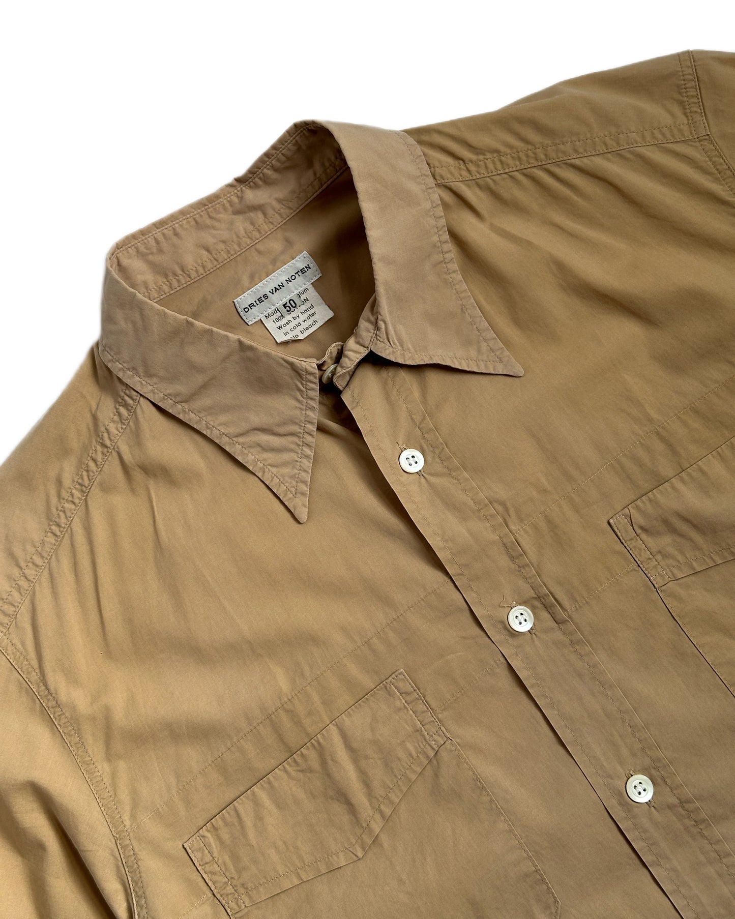 Vintage Dries Van Noten Short Sleeve Button Up Shirt