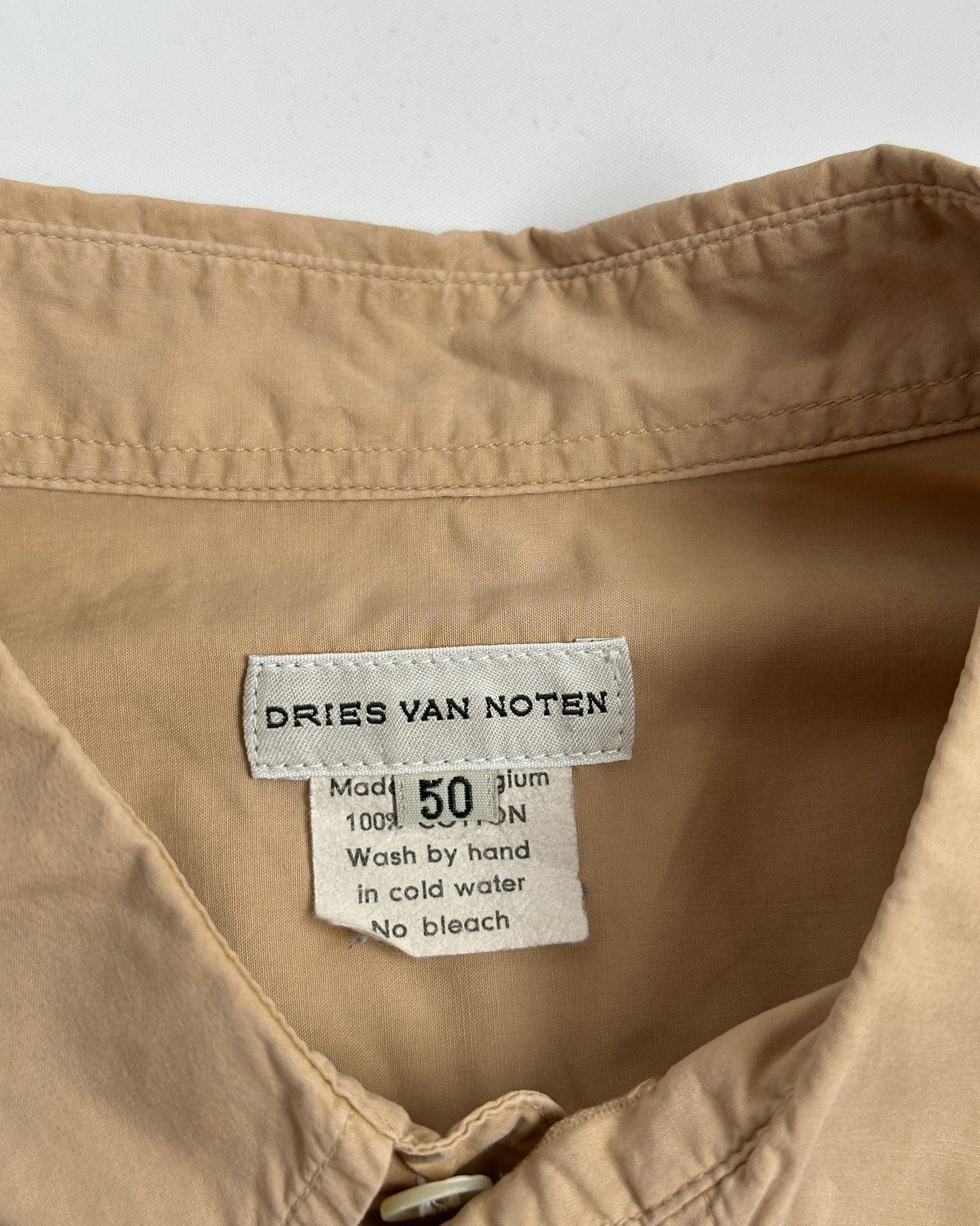 Vintage Dries Van Noten Short Sleeve Button Up Shirt