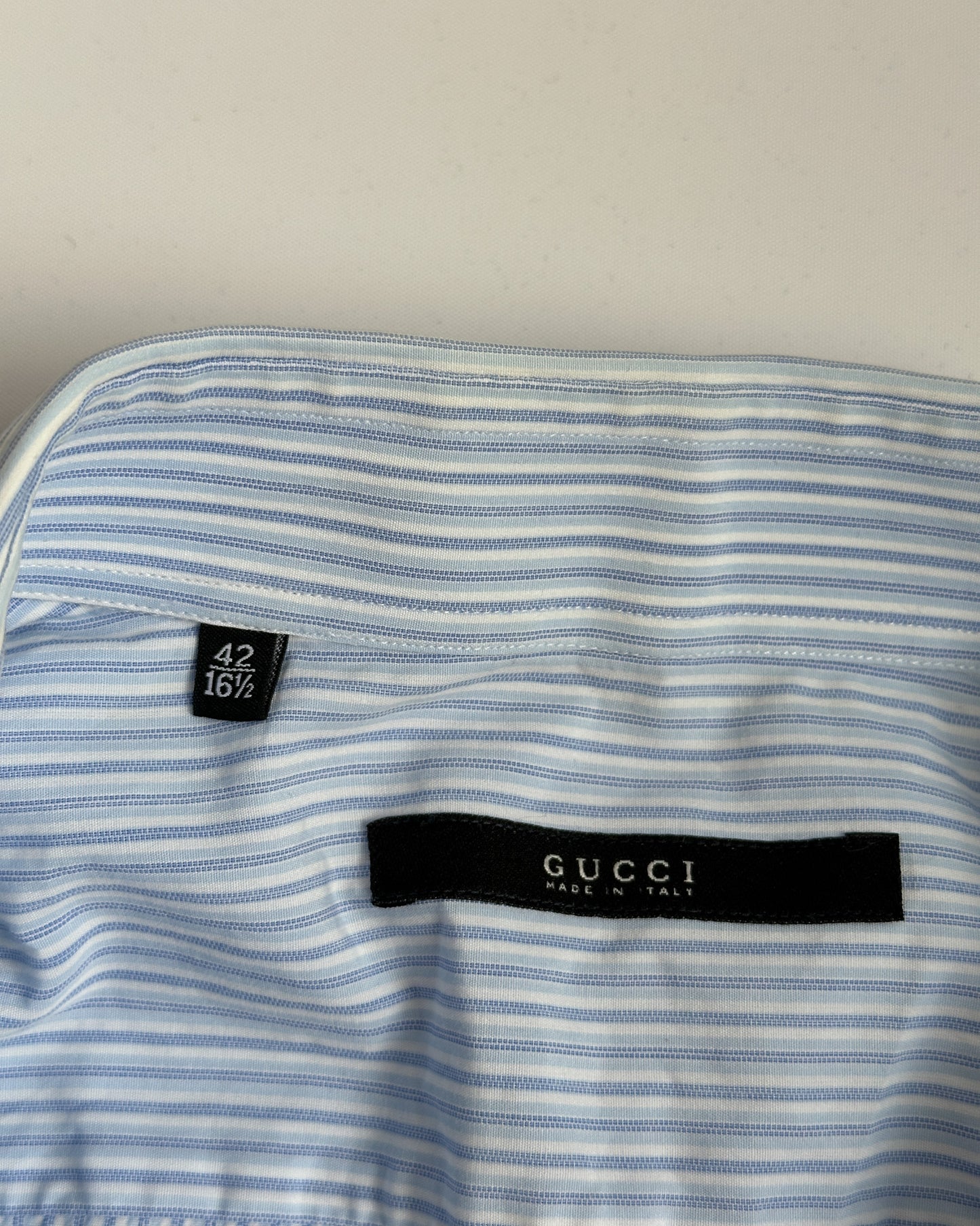 Gucci by Tom Ford Striped Button Up Shirt