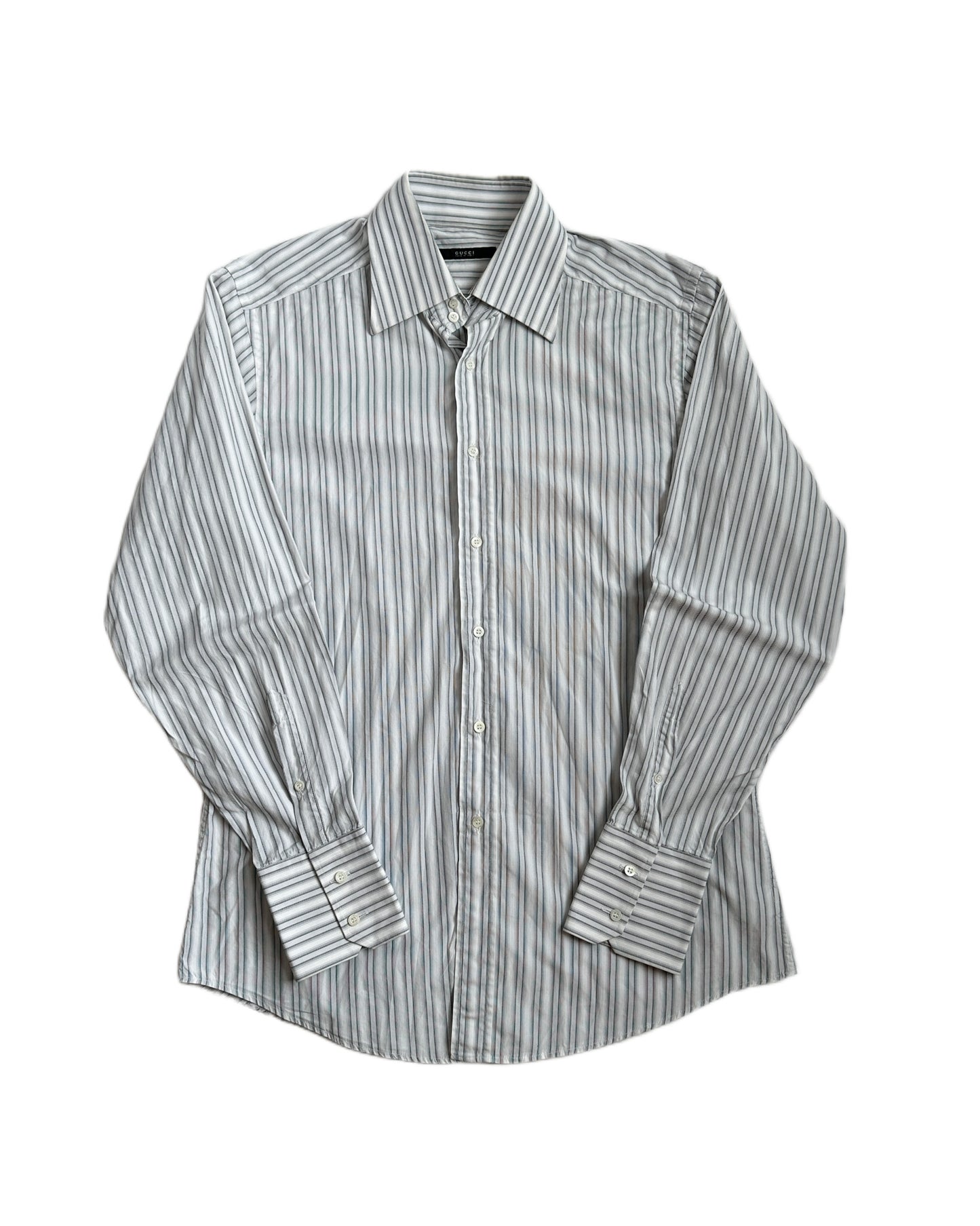 Gucci by Tom Ford Striped Button Up Shirt