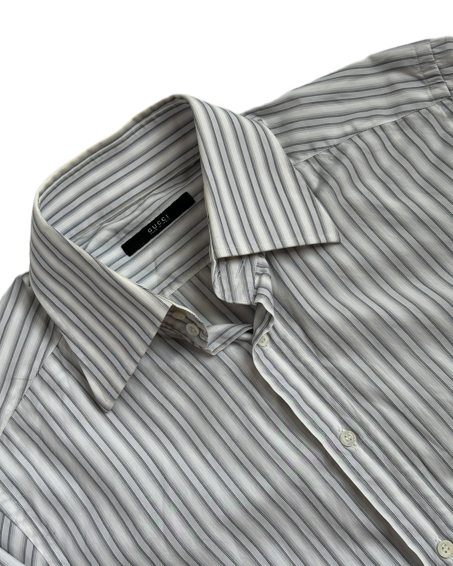 Gucci by Tom Ford Striped Button Up Shirt