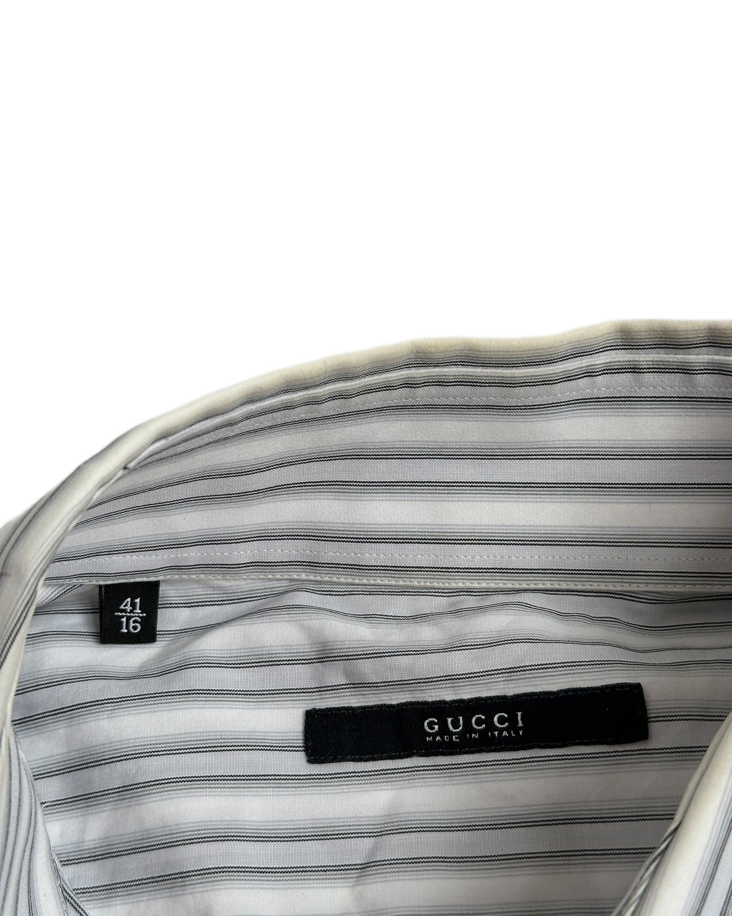 Gucci by Tom Ford Striped Button Up Shirt