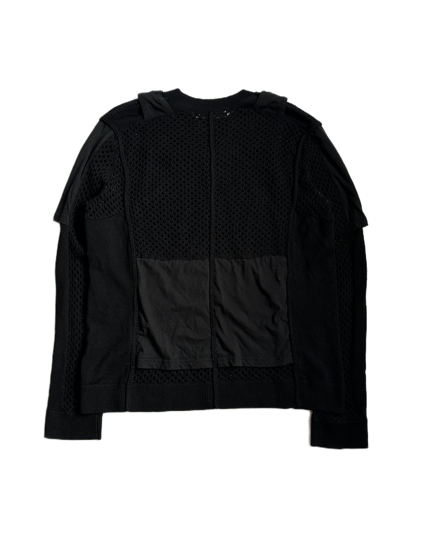 Craig Green Paneled Open Gauge Wool Sweater