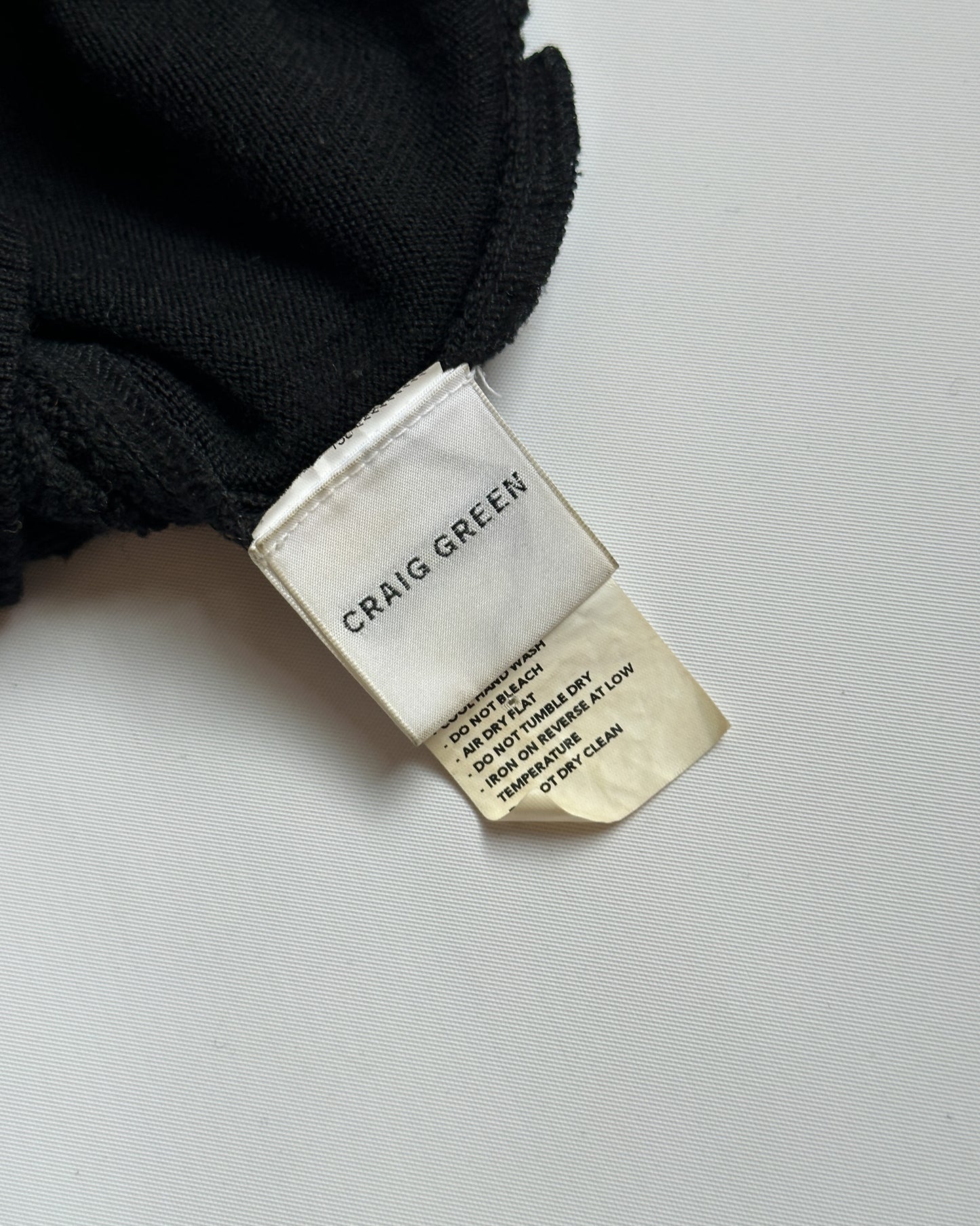 Craig Green Paneled Open Gauge Wool Sweater