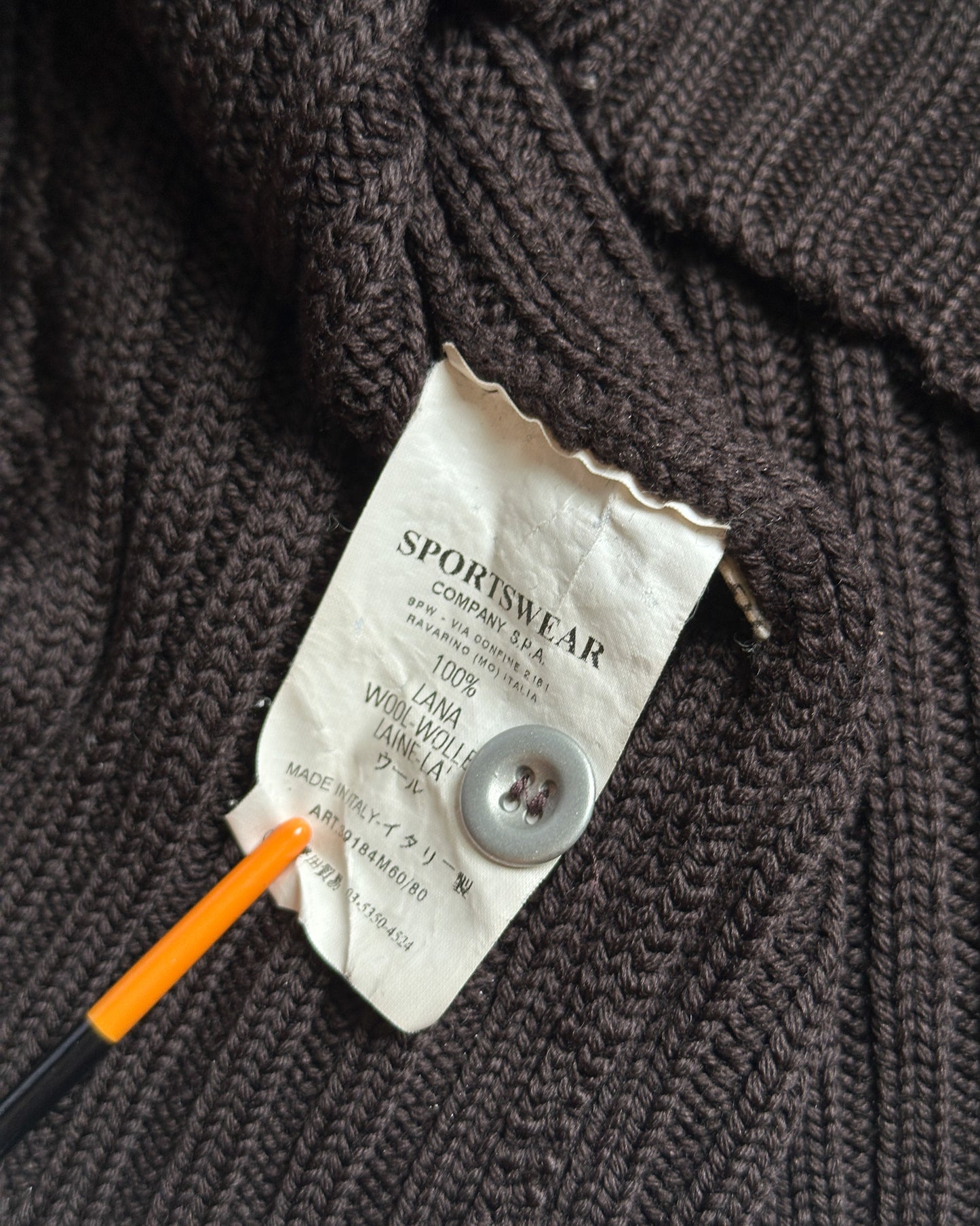 C.P. Company Full Zip Wool Sweater