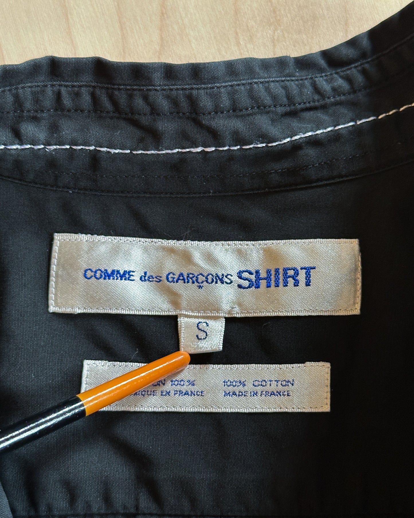 Comme des Garcons SHIRT Contrast Stitch Button Up Shirt